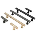 Hot Sale Polished Gold Grey Black Knurled Brass Cabinet Handle Furniture Pull