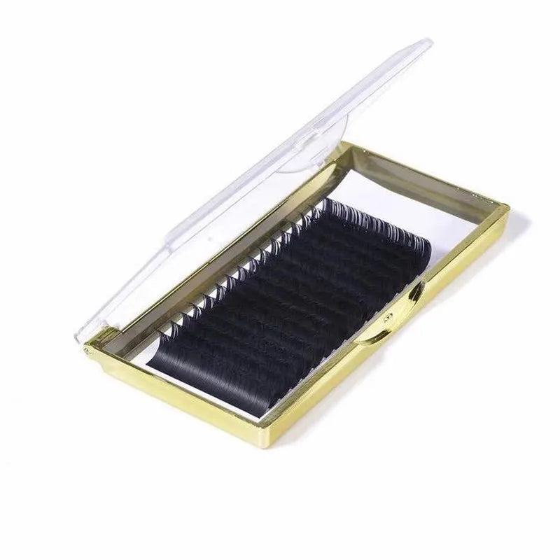 Wholesale Silk Cashmere Individual Eyelash Extension Private Label Matte Black Eye Lash Extension Supplies Volume Lash Trays