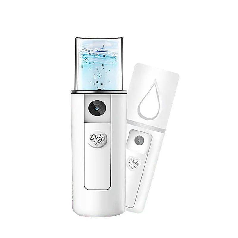 Nano Spray Hydration Instrument Cold Spray Face Steamer Portable Charging Face Moisturizing Beauty Instrument Hydration Gods