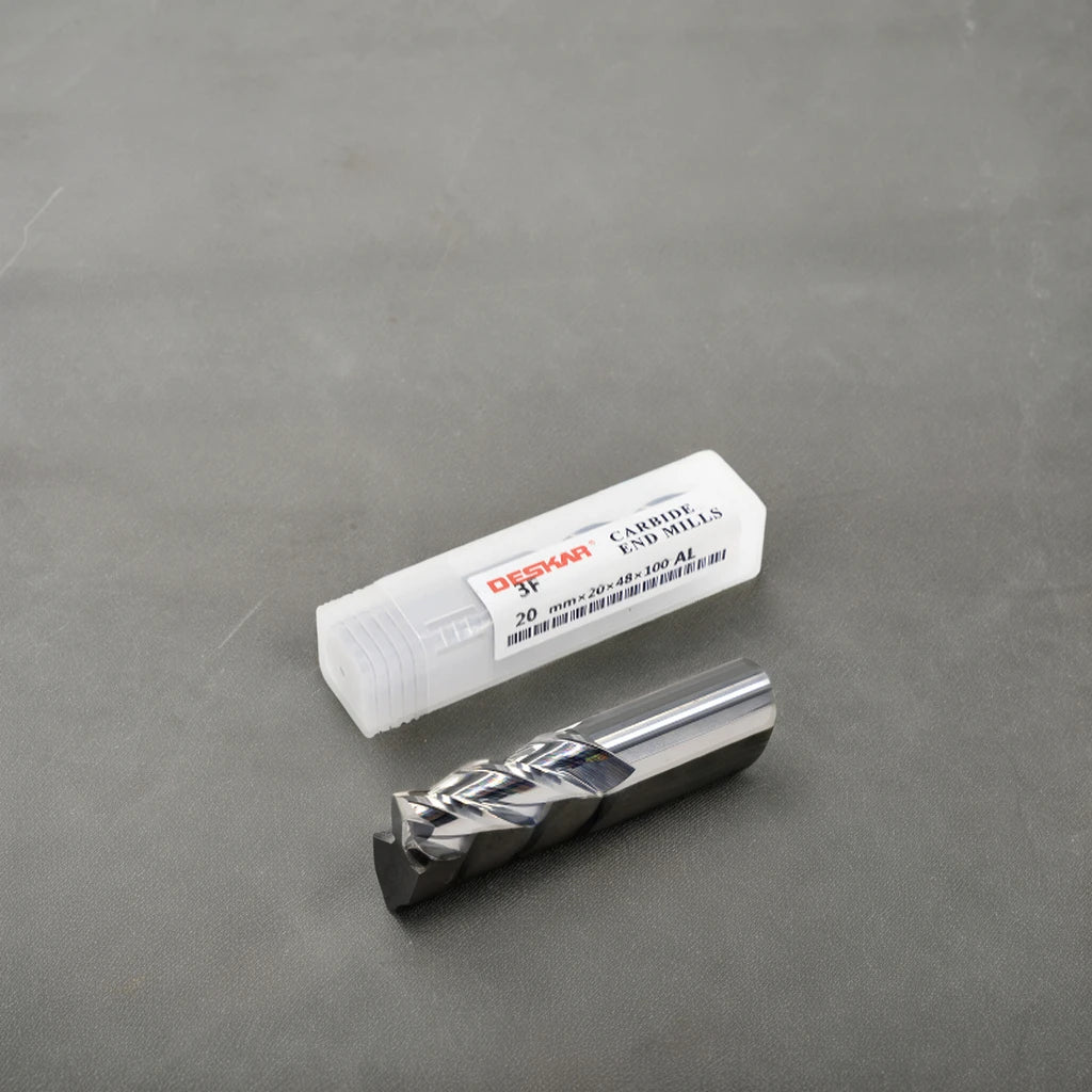 For DESKAR Customized ODM/OEM 3F-20mmX20X48X100 AL 20mm Diameter Aluminium End Mill Cutters