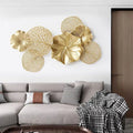 81*53cm  Iron Wall Decoration Room Decoration Modern Light Luxury Living Room Sofa Background Wall Hanging Decoration for Sale