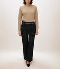 Women's Basic Solid Super Soft Hand Feel Pullover Easy Style Crew Neck Plain Knitting Sweater for Autumn Season Top Knitwear