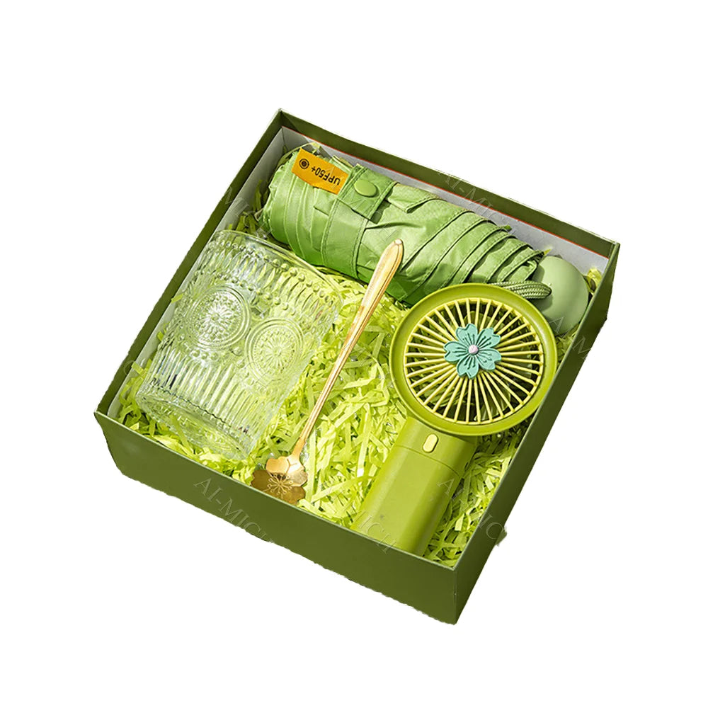 AI-MICH OEM Custom Logo Company Corporate Gift Set Notebook Water Bottle Business Promotional Office Products