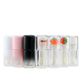 Wholesale 4ml PETG Lip Gloss Tube Round Transparent Cute PETG Lip Balm Containers Plastic Private Label Screw Cap for Cosmetics