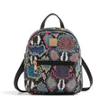 Vintage Fashion Snakeskin Fringe Bag Snake Skin Women Bag Casual Small Square Bag
