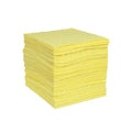 Heavy Weight 40cm*50cm Yellow Hazmat Chemical Absorbent Pads 100% Polypropylene 4mm Thickness Nonwoven Hazardous Spills NTNICE