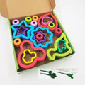 22pcs Food Grade Plastic Sandwich Cutter Fruit Cutter Cookie Cutter Set