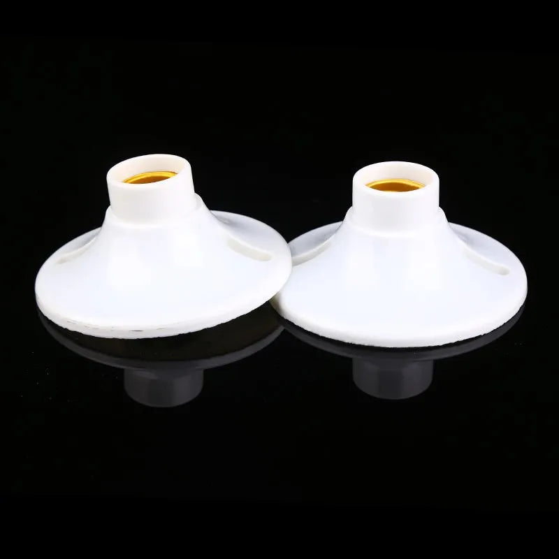 AC220V 6A Surface Mounted RoundE27 Light Socket Bulb Adapter Lamp Holder for Lighting Accessory
