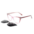 FEROCE NEW Manufacturer Wholesale Eyewear Custom Clip on Designer Acetate Eyeglasses for Women