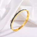 Fashion Jewelry Zircon Colorful Bracelet Mixed Style 18K Gold Plated Bracelet Luxury diamond Stainless Steel Bracelet for Women