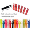 Arrow Internal Arrow Nocks ID6.2mm OD7.6mm Bow and Arrows Hunting Shooting Shaft Archery Tails Fletch Plastic Knock