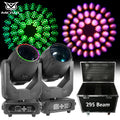 MOWL Double Prism Sharpy DMX 295W Beam 295 Lamp Moving Head Light for Stage Wedding Bar Disco Club