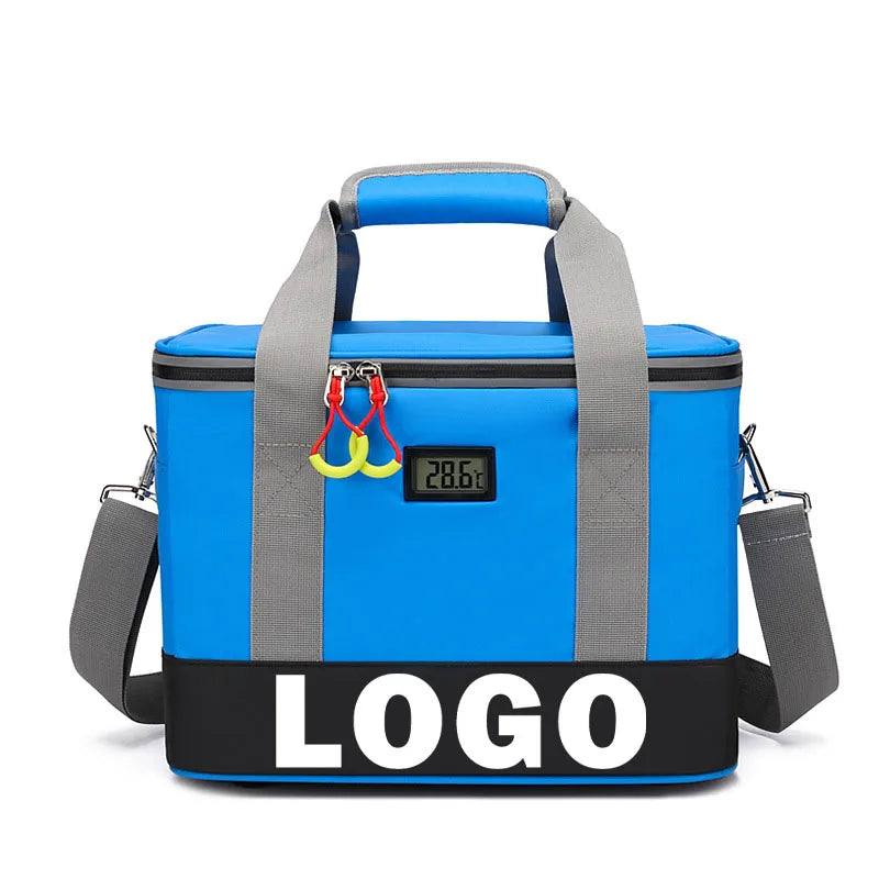 Insulin Cooler Bag Temp Display Insulated Cooling Bag for Preservation Transportation Medicine Blood Vaccines Biological Sample