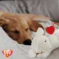 AFP Wholesale Interactive Dog Stuffed Plush Heartbeat Toy Soft Heart Beat Sheep Pet Puppy Toy Anxiety Relief Dog Sleep Aid Toy