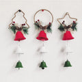 Christmas Tree Decor Xmas Bells Home Pendants Outdoor Door Ornaments