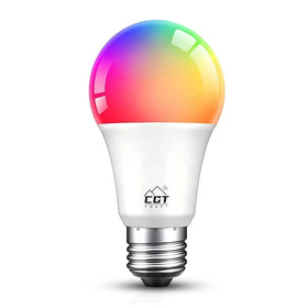 WIFI Control E27 Mutil-Color Changing Energy Saving 9W A19 RGB Led Bulb Indoor Luminous Music Light