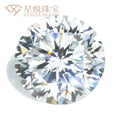 Manufacturer Promo Discount Gem Stones 3-14mm DEF GH Color Vvs1 Plum Blossom Cut Round Shape Loose Diamonds Moissanite Mossanite