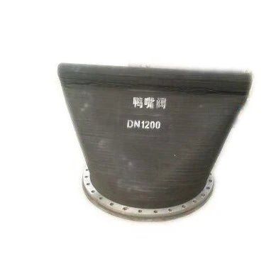 2025 Wholesale DN50-DN3000 New Black Durable Sewage Check Valve Rubber Clamp Duckbill Valve