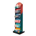 Corrugated Cardboard Display Book Magazine Newspaper Pop Floor Display Stand