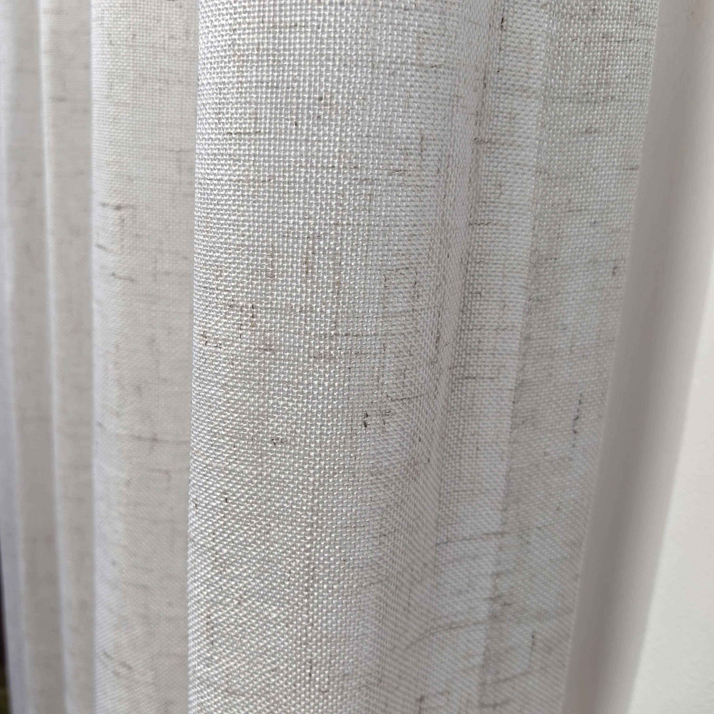 Good Quality New Arrivals Colorful Linens Custom Section Color Linen Blend Thin Curtain