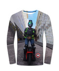 Manufacturer Cheap Price Polyester Blank Plain Men's Long Sleeve T-shirts Custom LOGO Sublimation Printing Unisex Tshirt for Man