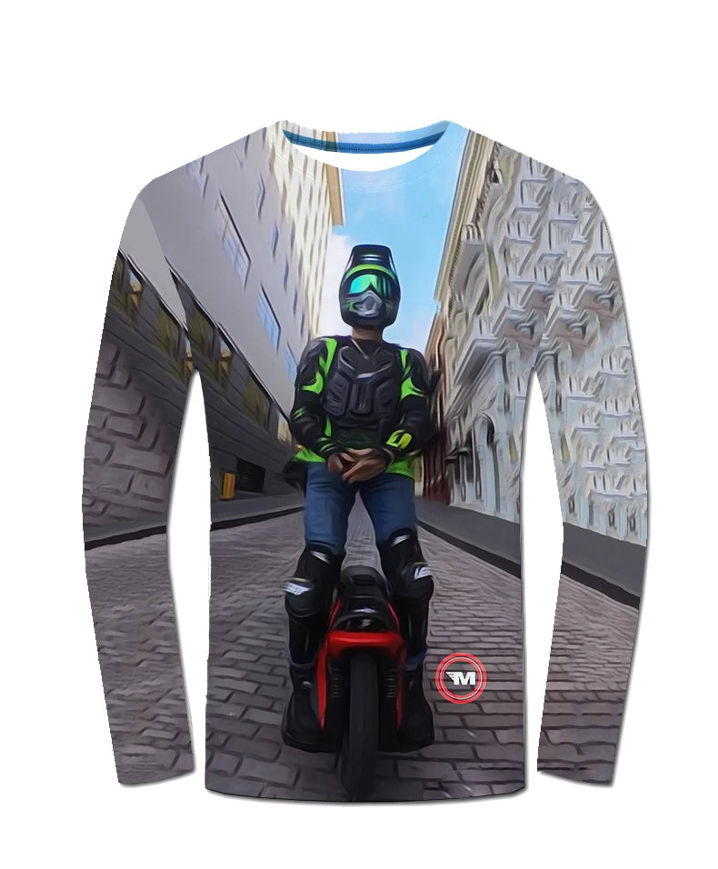 Manufacturer Cheap Price Polyester Blank Plain Men's Long Sleeve T-shirts Custom LOGO Sublimation Printing Unisex Tshirt for Man