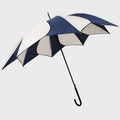 LOTUS Factory Price Modern Windproof Party Straight Umbrella Semi-Automatic 8 Leather Hook Handle 190T Pongee Fabric for Ladies