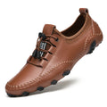 Accept OEM Service Add LOGO 4 Season Hand Made Genuine Leather Casual Business Career Dress Shoes Men Loafers