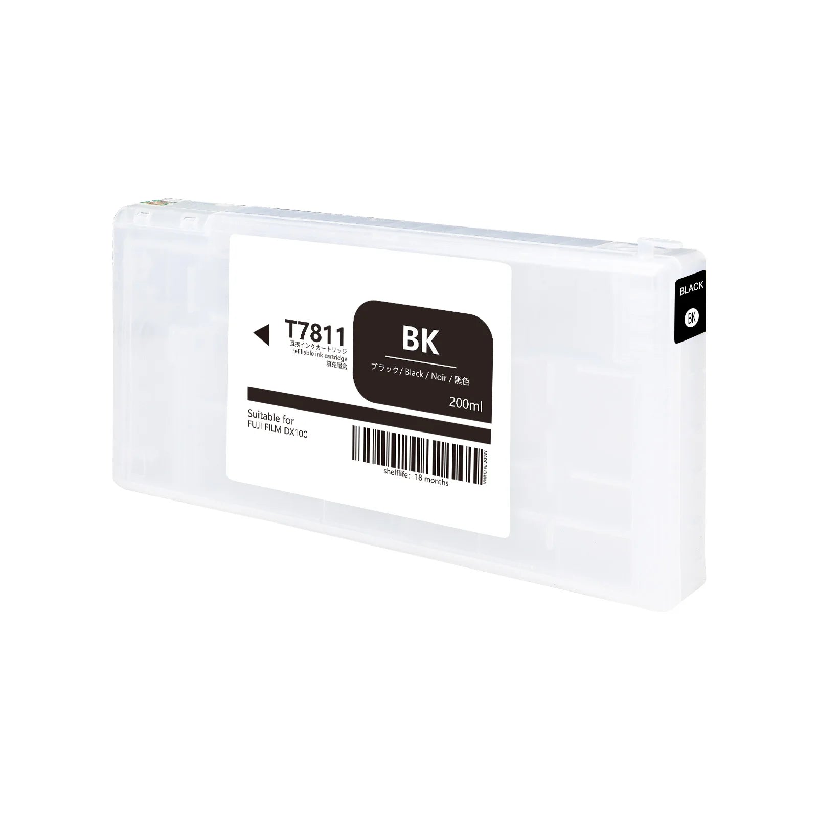200ml T7811-T7816 DX100 Full Ink Cartridges for FUJIFILM DX-100 Ink Cartridge With UV Dye Ink