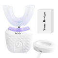 U Shaped Electric Toothbrush for Kids 360 Ultrasonic Whitening Automatic Silicone Toothbrush Children's Electric Toothbrush
