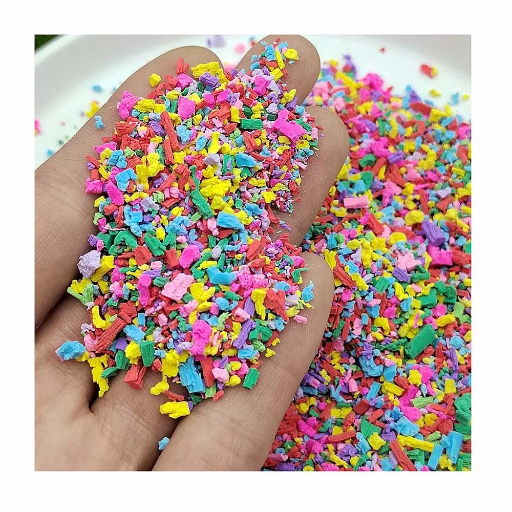 Polymer Clay Crushed Chocolate Chip  Sprinkles for D I Y Resin Shaker Jewelry Stuff Slime Filling Phone Nail Art Decorations