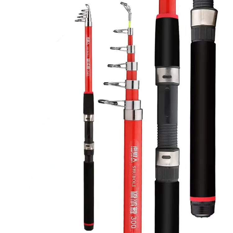 1.8m-3.6m Jigging Saltwater Fiberglass Blanks Wholesale China Ugly Telescopic Fishing Rod