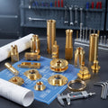 Cnc Custom Machining 5 Axis Milling Turning Brass Metal Cnc Machining Parts Cnc Service
