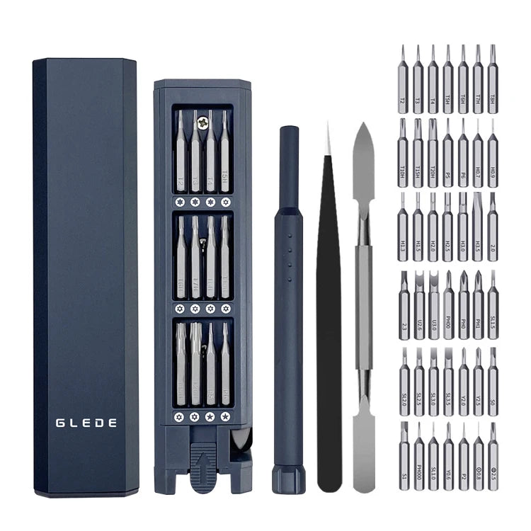 Wholesale Mini Pocket Precision Screwdriver Bit Tool Set 44 1 Multi Screw with Hard Case for Daily Repair OEM Customization