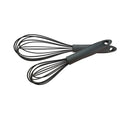 Set of 2 Heat Resistant Silicone Whisks Non-Catch Rubber Coated Egg Beaters for Balloon Eggs Whiskers