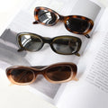 CONCHEN New Arrival Cute TR90 Frame Custom logo Label Sun Glasses Female Small Oval Sunglasses