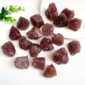Wholesale Natural Rock Crystal Stone Strawberry Quartz Rough Stones