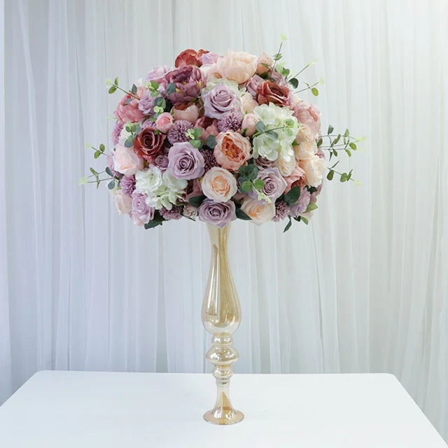 LFB1796 Luckygoods Special Design Widely Used Rose Wedding Flowers Decoration Wholesale Kissing Flower Ball