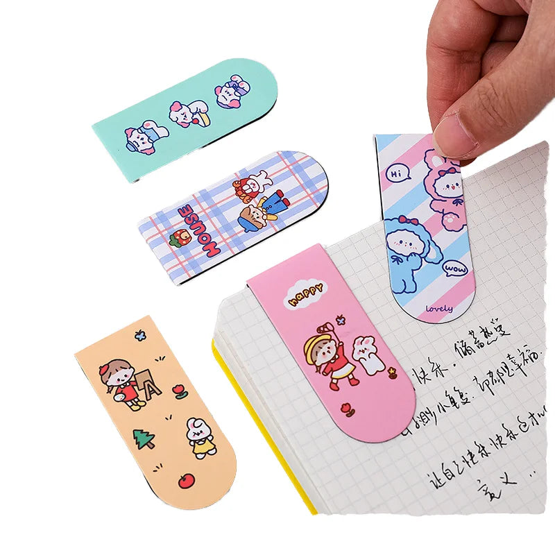 Custom Paper Magnetic Bookmarks Magnet Page Markers Assorted Book Markers Set for Students High Quality 3d Magnetic Bookmark