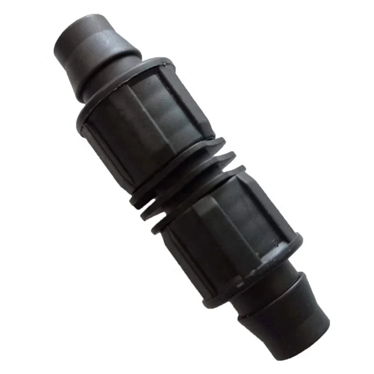 16mm Drip Tape Fittings Lock Nut Coupling Other Watering & Irrigation Drip Tape/pipe Connector Low Cost and Durable