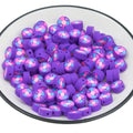 10mm Purple Windmill Polymer Soft clay Slice Hot selling Pattern DIY Jewelry Bracelet Necklace Accessories Loose Beads