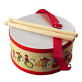 Wood Tambourine Musical Instrument Wooden Tambourine Hand Held Percussion Drum Moon Musical Tambourine for Kids
