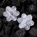 Wholesale Natural Healing Hand Carved Crystal Carvings Clear Quartz Snowflake for Gift Decoration