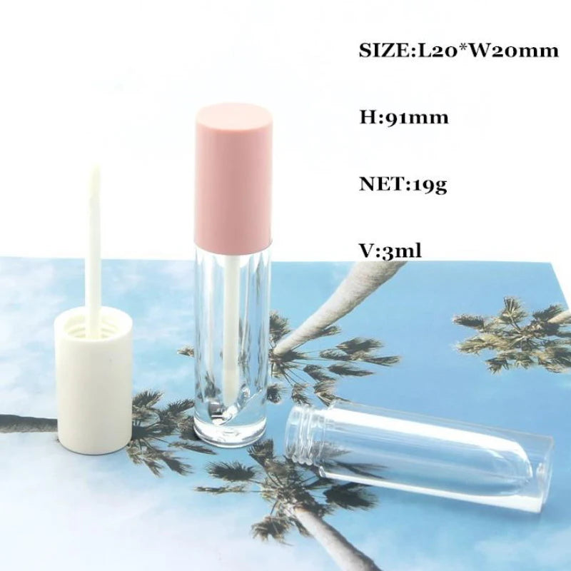 3ml High Quality Cute Low Moq in Stock Ready to Ship clear Empty Lip Gloss Tubes Empty Lip Gloss Tube