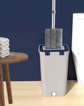 Wet and Dry Use Microfiber Flat Mop Cleaning Self Magic Mops Fashion Floor Squeeze Mop with Buckets