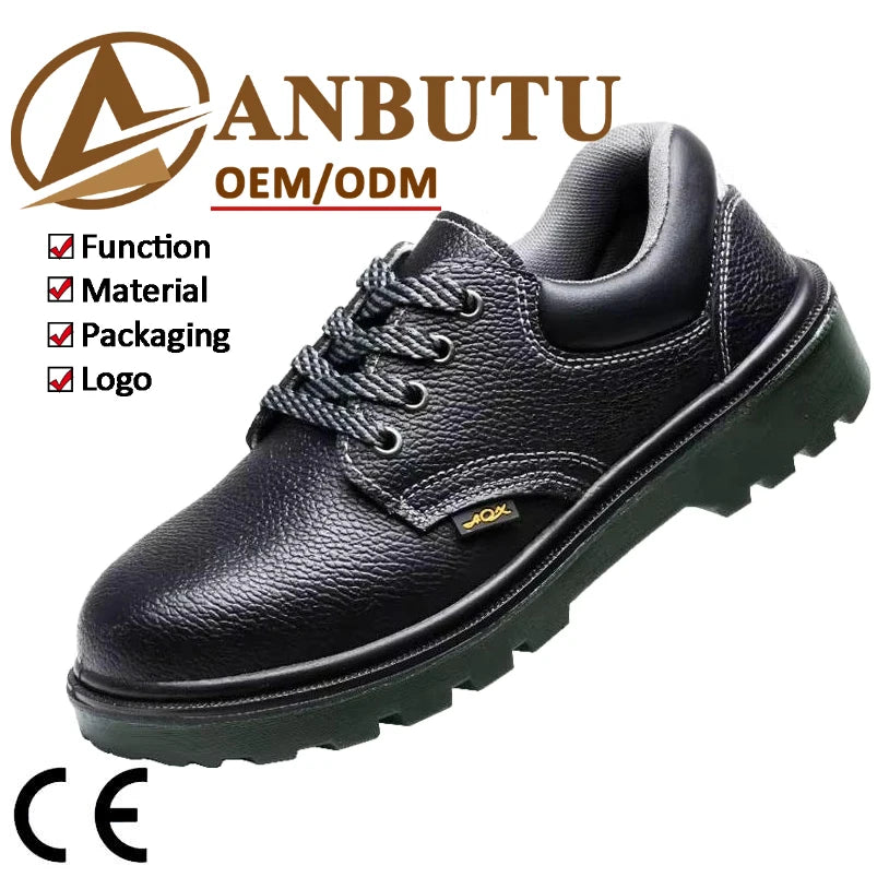 Hot Sale Cheap Price Genuine Non-slip Leather Protective Footwear Oem Brand Insulation 6kV Anti Smash Anti Puncture Safety Shoes
