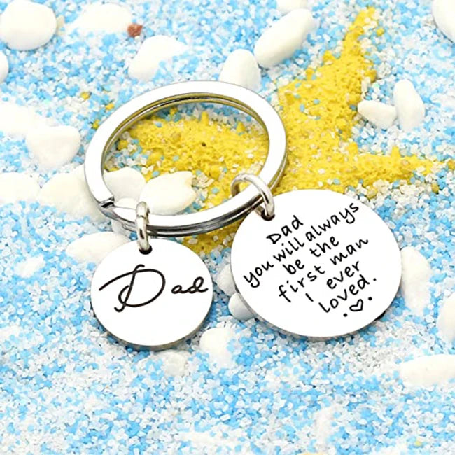 Customized Dad Gifts Key Chains Fathers Day Dad Key Chains