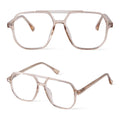 PSTY1914K Double Bridge Reading Glasses Anti Blue Light Vintage Retro Optical Eyeglasses Frame for Women Men