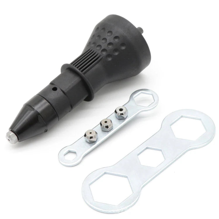 Rivet Gun for Cordless Drill Riveter Electric Nut Gun Tool Cordless Riveting Drill Adaptor Insert Nut Tool