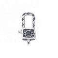 Oxidized Sterling Silver the Planet Star Space Snap Clasps Lobster Findings Clasp Lock for DIY Designer